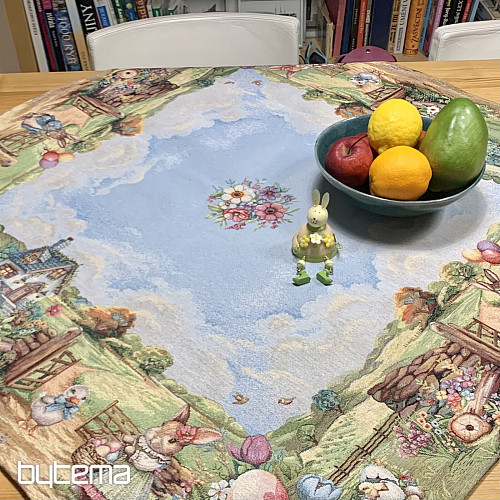 Mantel y bufanda tapiz VIAJE DE PASCUA