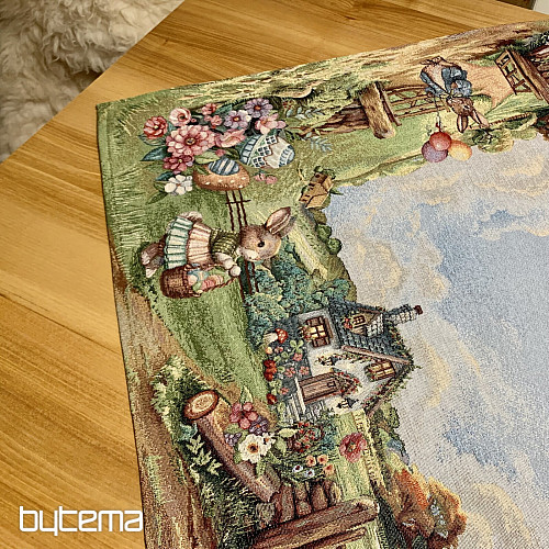 Mantel y bufanda tapiz VIAJE DE PASCUA