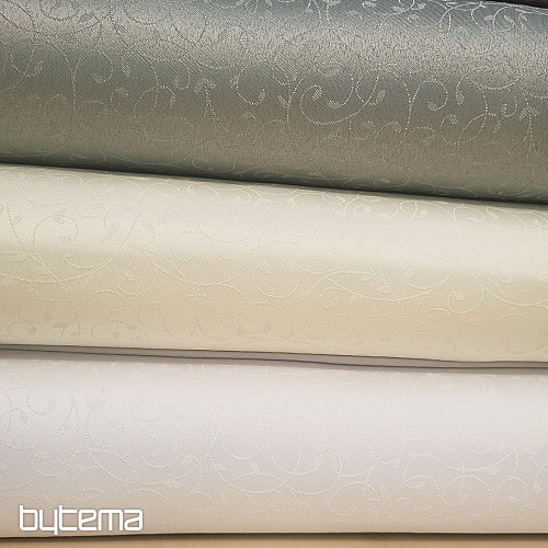 Tela decorativa lisa HOJAS GRIS