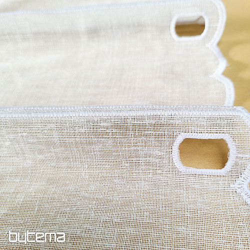 Cortina de vidrieras CORAZÓN BLANCO