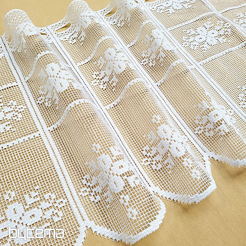 Cortina de vidrieras OTYLKA BLANCA