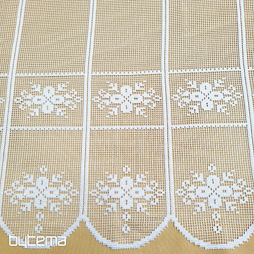 Cortina de vidrieras OTYLKA BLANCA