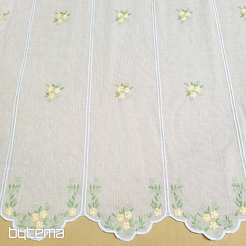 Cortina de vidrieras FLORES AMARILLAS