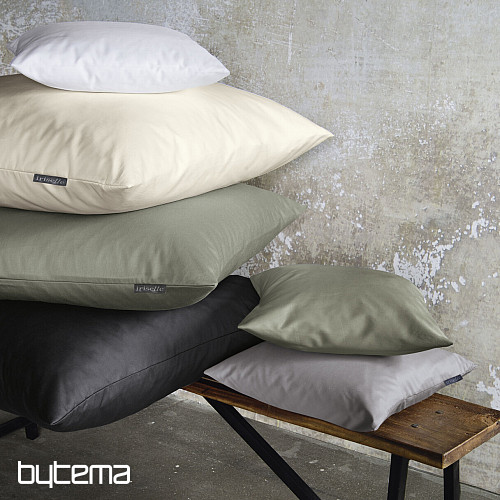 Funda de almohada de satén - salvia 32