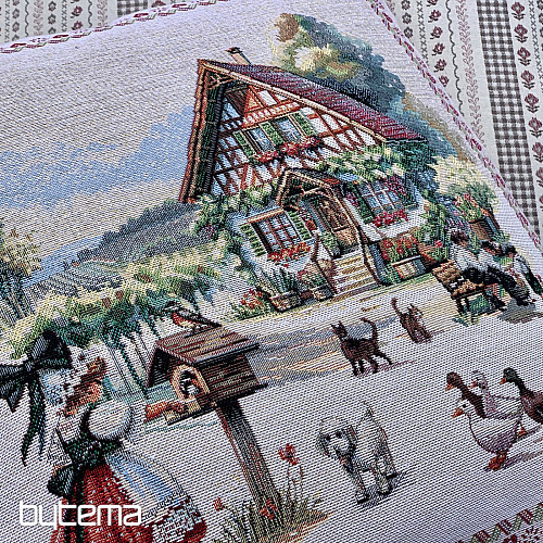 Funda de almohada tapiz DVOREK