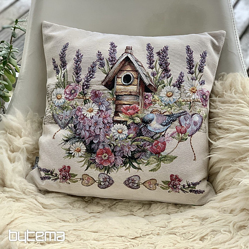 Funda de almohada tapiz BIRDHOUSE