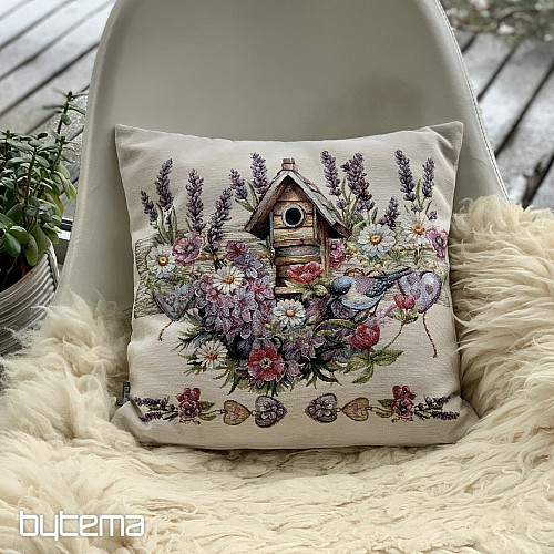 Funda de almohada tapiz BIRDHOUSE