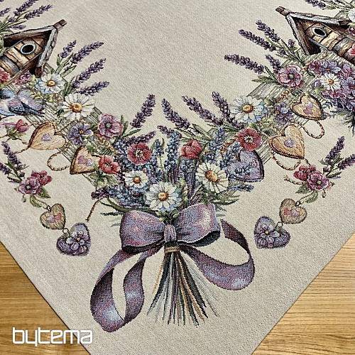 Mantel y bufanda tapiz BIRDHOUSE