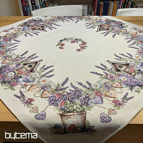 Mantel y bufanda tapiz BIRDHOUSE