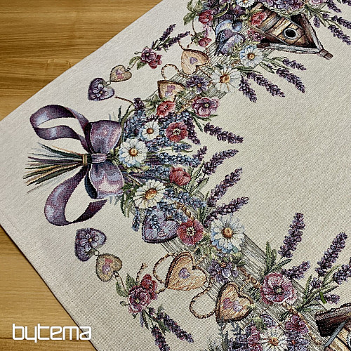 Mantel y bufanda tapiz BIRDHOUSE