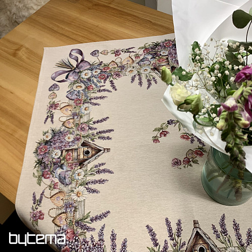 Mantel y bufanda tapiz BIRDHOUSE