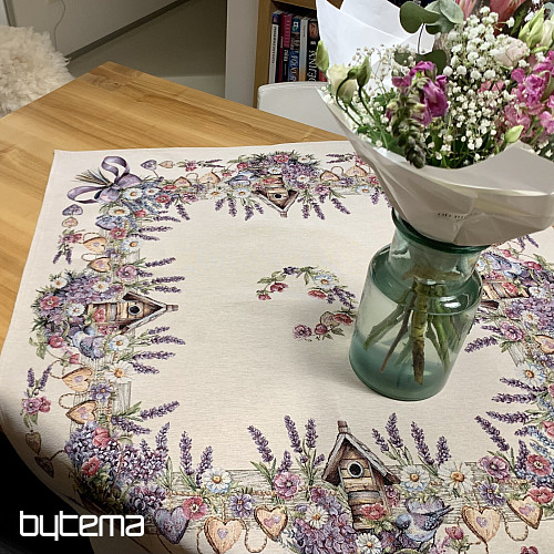 Mantel y bufanda tapiz BIRDHOUSE