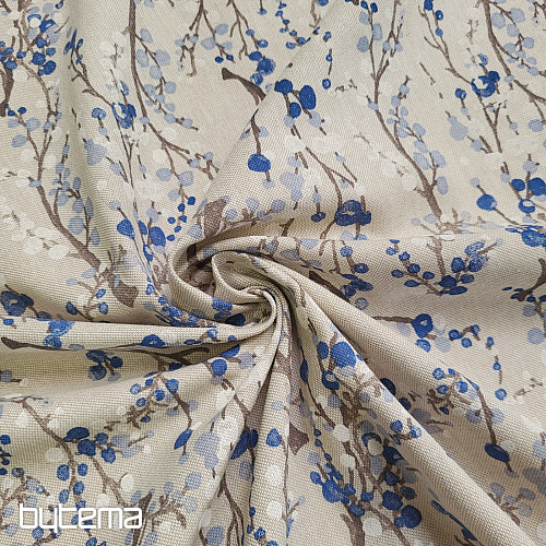 Tela decorativa ÁRBOL BURBUJAS AZUL