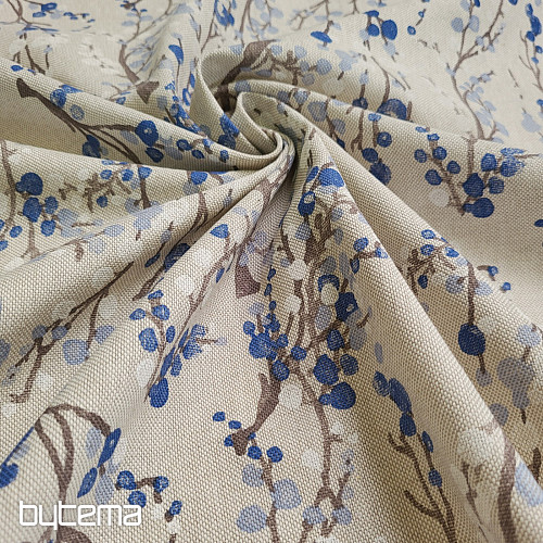 Tela decorativa ÁRBOL BURBUJAS AZUL