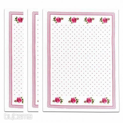 Toallas de la ABUELA Rosas Rosas