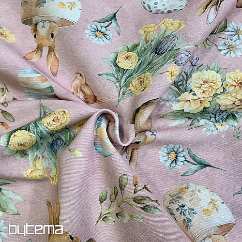 Tela decorativa BUNNY LONNIE rosa