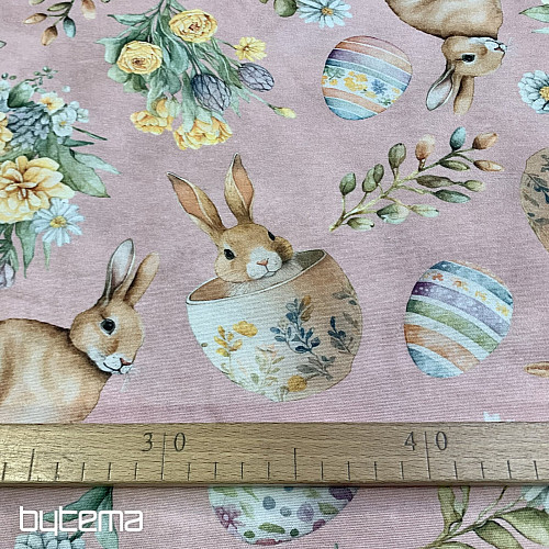 Tela decorativa BUNNY LONNIE rosa