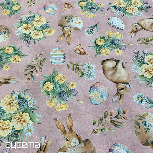 Tela decorativa BUNNY LONNIE rosa