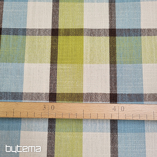 Tela decorativa ATILA AZUL VERDE