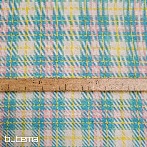 Tejido decorativo DEMER VERDE ROSA