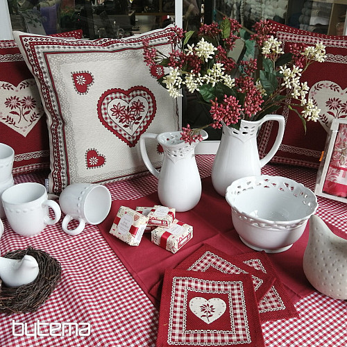 Tela decorativa IBIZA rojo