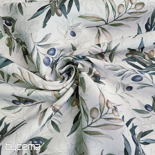 Tejido decorativo ACEITUNAS ARBEQUINAS