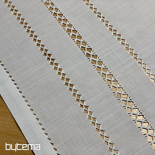 Mantel y pañuelo CALADO BLANCO