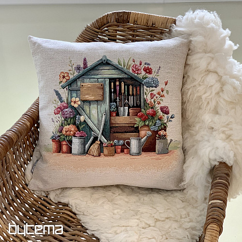 Funda de almohada tapiz GARDEN SHED