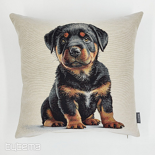 Funda de almohada tapiz CACHORRO ROTTVEILER