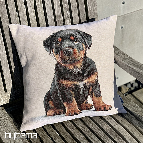 Funda de almohada tapiz CACHORRO ROTTVEILER