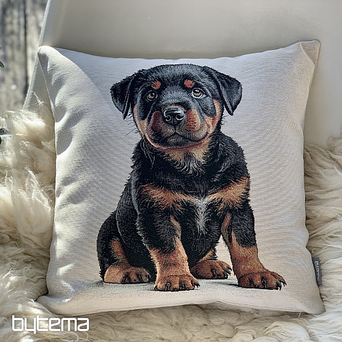 Funda de almohada tapiz CACHORRO ROTTVEILER