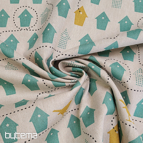 CASAS PARA PÁJAROS de tela de algodón