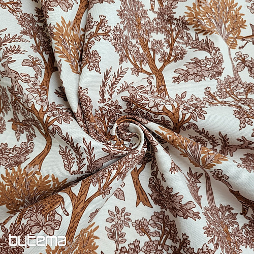 Tela de algodón CHEPART AND TREES