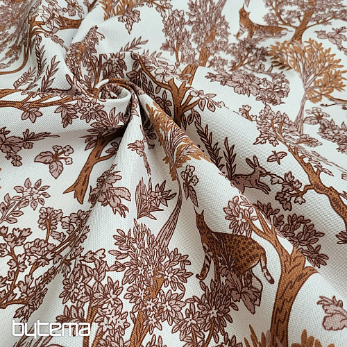 Tela de algodón CHEPART AND TREES