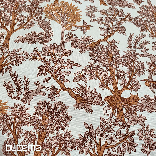 Tela de algodón CHEPART AND TREES