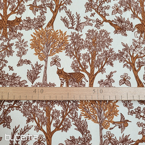 Tela de algodón CHEPART AND TREES