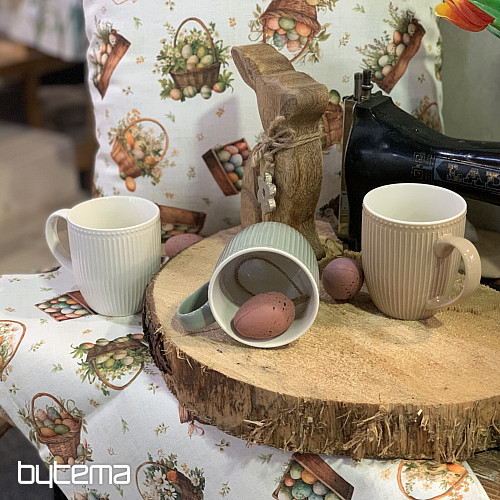 Mantel y bufanda de Pascua HUEVOS DE COLORES