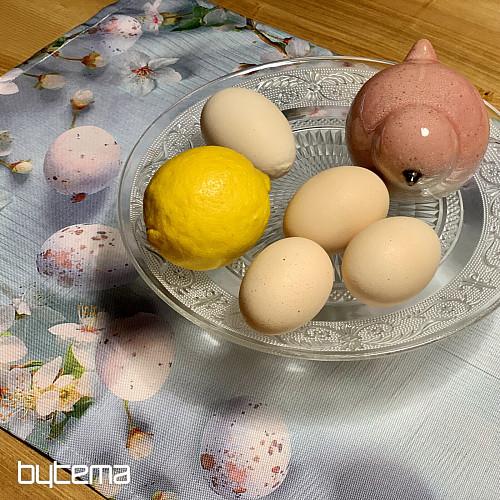 Mantel y bufanda PASCUA con flores