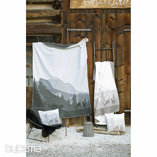 Manta SAVONA DF PAISAJE CON CIERVOS