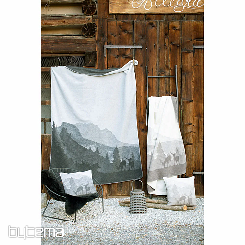 Funda decorativa DF JELEN SILVRETTA marrón