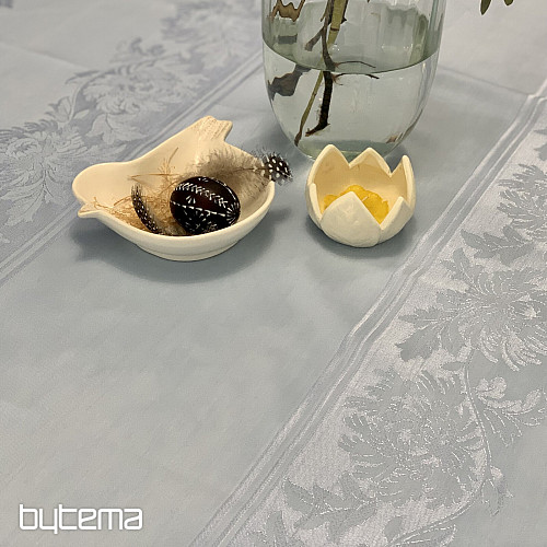 Mantel DAMASCO azul claro 130 x 230