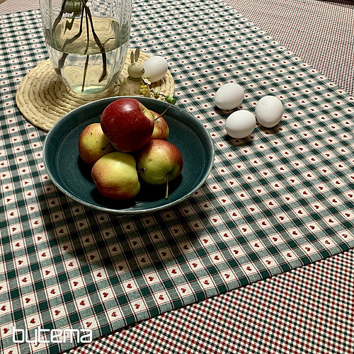 Mantel y pañuelo MAXI CORET verde