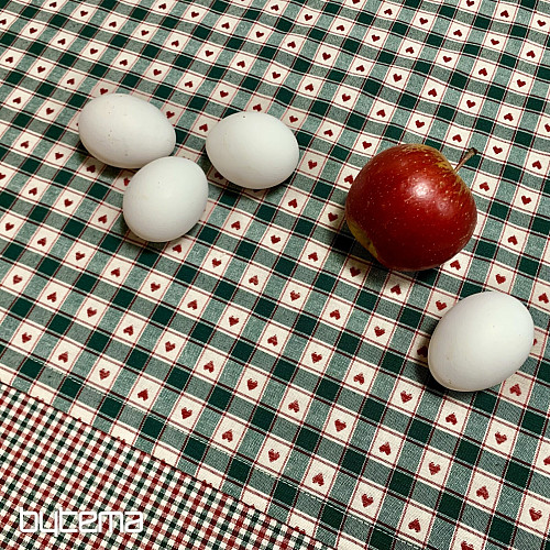 Mantel y pañuelo MAXI CORET verde