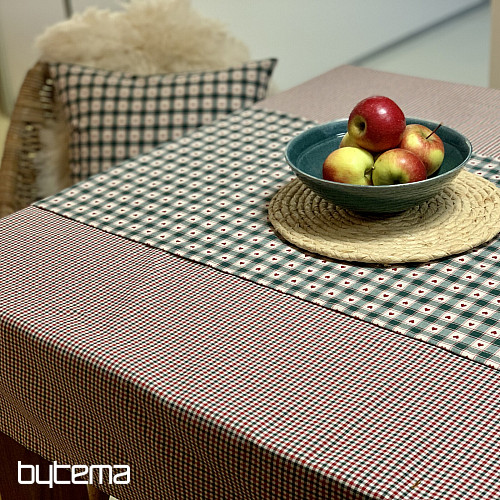 Mantel y pañuelo MAXI CORET verde