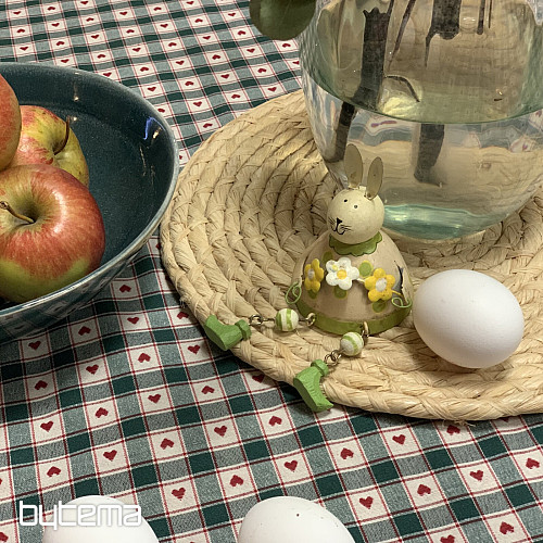 Mantel y pañuelo MAXI CORET verde