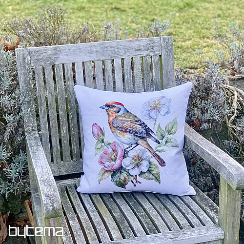 Funda de almohada tapiz JILGUERO EN EL MANZANO