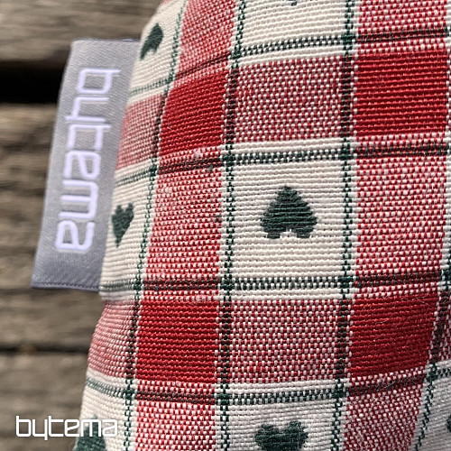 Funda de almohada decorativa MAXI CORET roja