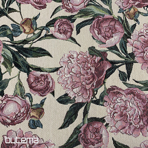 Mantel y bufanda PEONÍAS