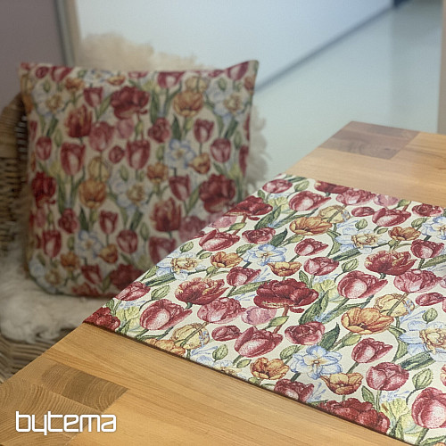 Funda de almohada tapiz TULIPS NAOMI