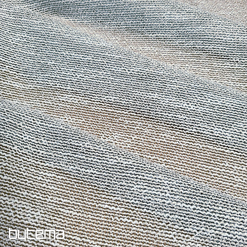 Cortina de lujo GERSTER 11882/0870 en blanco y negro